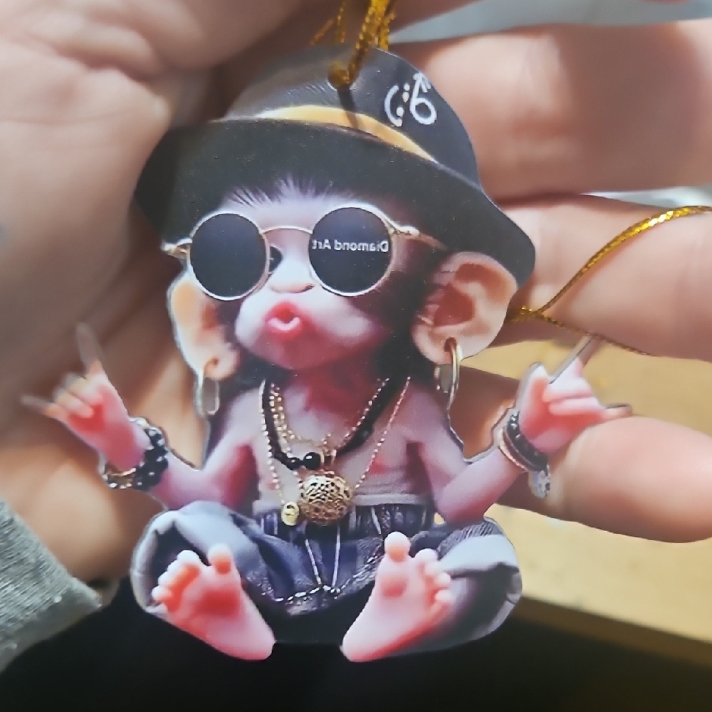 Monkey Ornament
